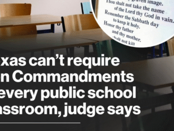 Petition to Uphold the Ten Commandments in Texas Schools