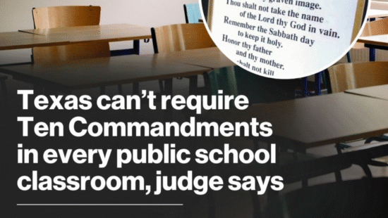 Petition to Uphold the Ten Commandments in Texas Schools